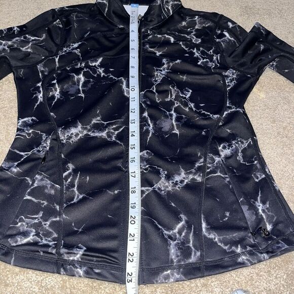 Buffbunny (M) Limitless Fitted Jacket Full zip Logo Gym Workout Collared - Picture 6 of 15